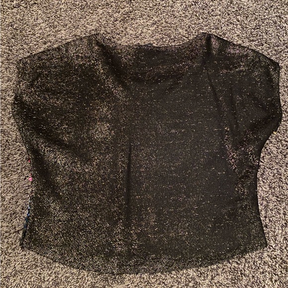 Rio Brand Vintage Sequin Crop Top - Picture 3 of 5
